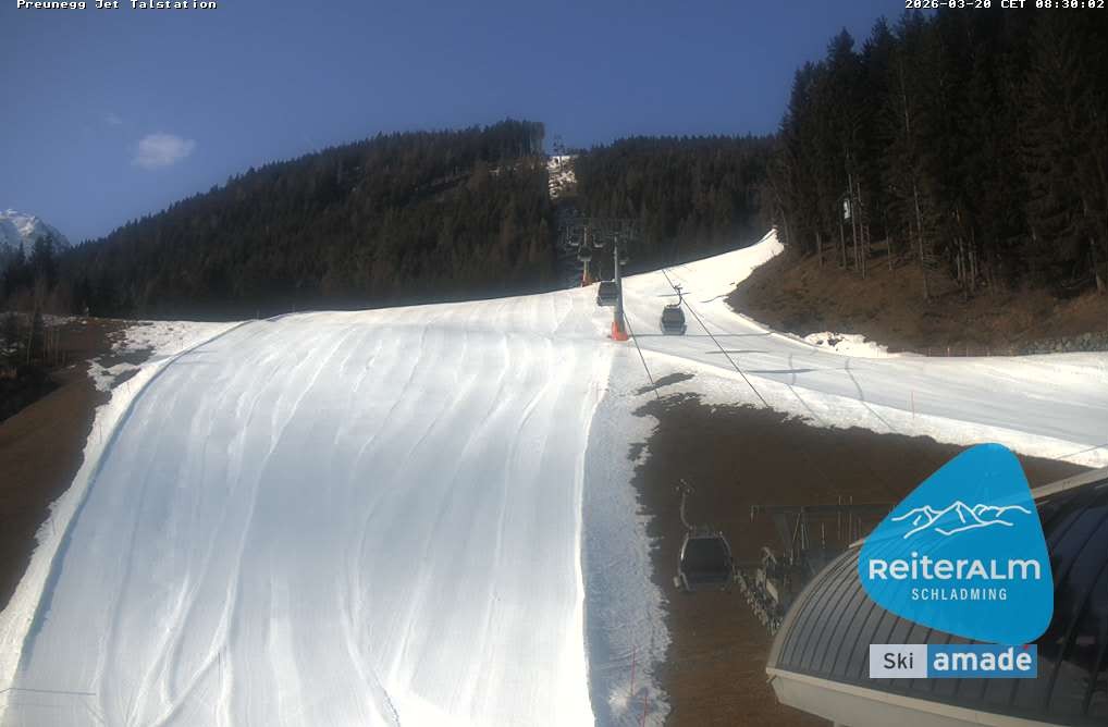 Archiv Foto Webcam Reiteralm - Talstation Preunegg