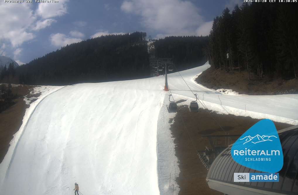 Archiv Foto Webcam Reiteralm - Talstation Preunegg