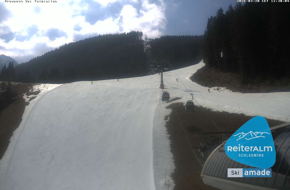 Archiv Foto Webcam Reiteralm - Talstation Preunegg