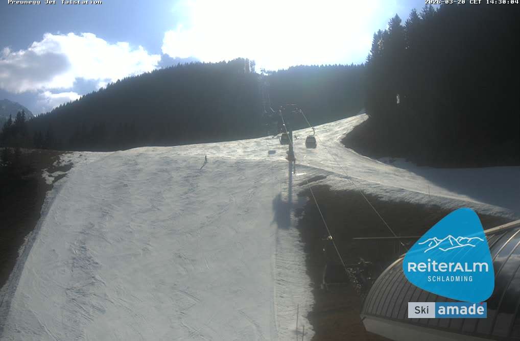 Archiv Foto Webcam Reiteralm - Talstation Preunegg