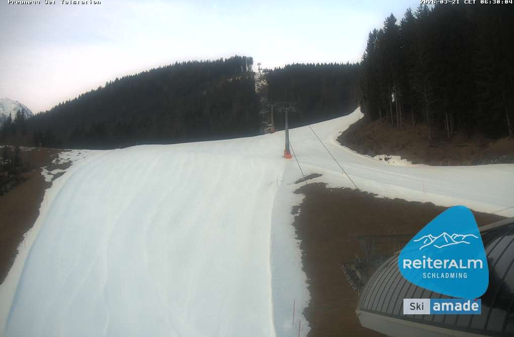 Archiv Foto Webcam Reiteralm - Talstation Preunegg