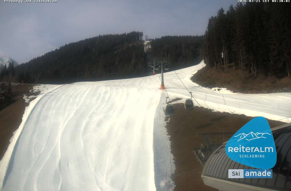 Archiv Foto Webcam Reiteralm - Talstation Preunegg