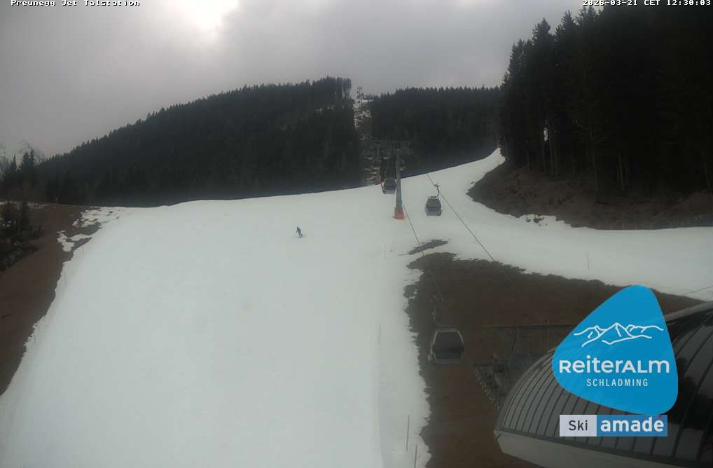 Archiv Foto Webcam Reiteralm - Talstation Preunegg