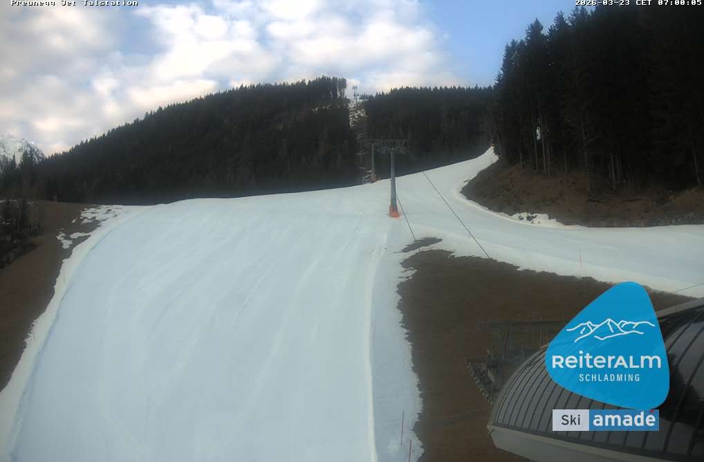 Archiv Foto Webcam Reiteralm - Talstation Preunegg