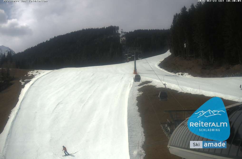 Archiv Foto Webcam Reiteralm - Talstation Preunegg