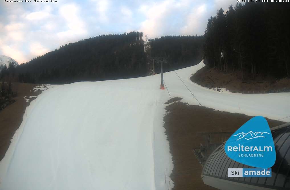 Archiv Foto Webcam Reiteralm - Talstation Preunegg
