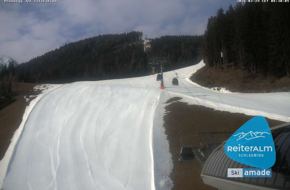 Archiv Foto Webcam Reiteralm - Talstation Preunegg