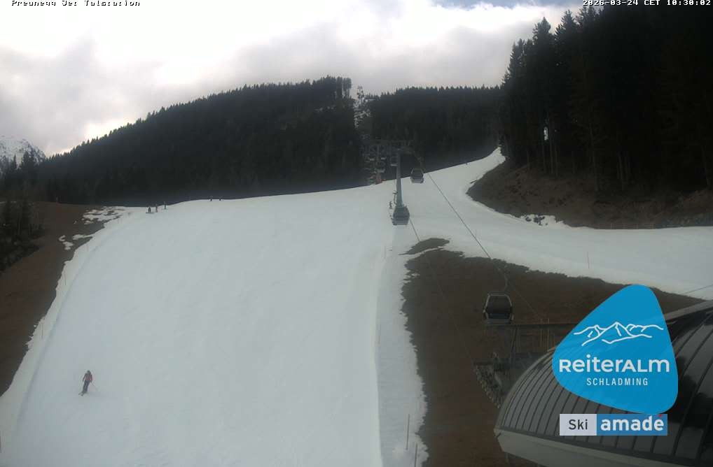 Archived image Webcam Reiteralm: Preunegg Jet Base Station
