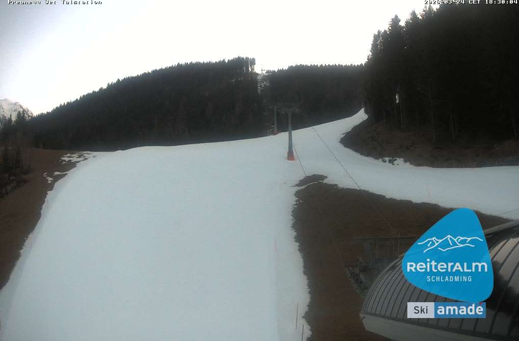 Archiv Foto Webcam Reiteralm - Talstation Preunegg