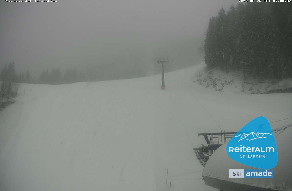 Archiv Foto Webcam Reiteralm - Talstation Preunegg