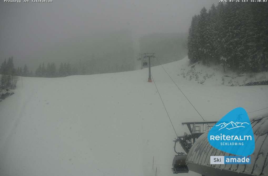 Archiv Foto Webcam Reiteralm - Talstation Preunegg
