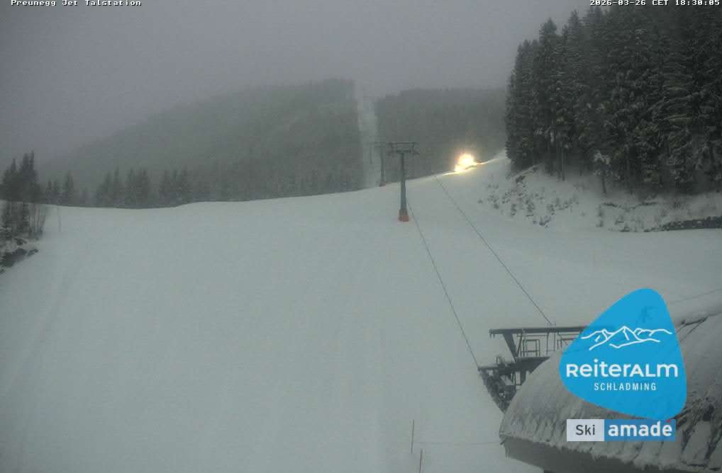 Archiv Foto Webcam Reiteralm - Talstation Preunegg