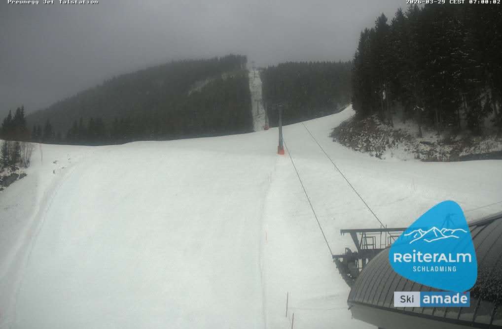 Archiv Foto Webcam Reiteralm - Talstation Preunegg
