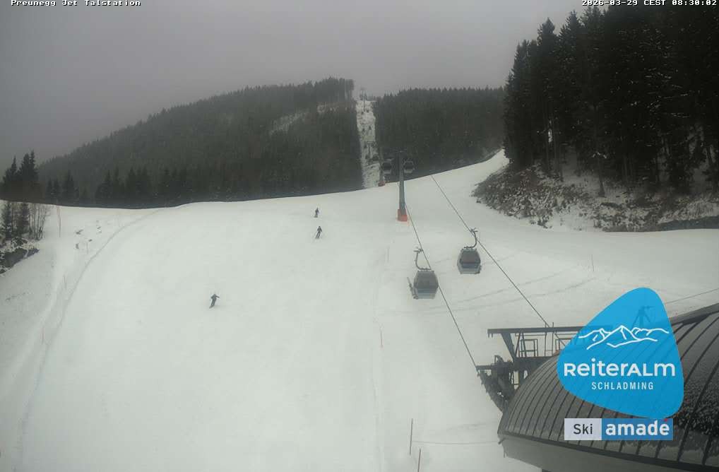 Archiv Foto Webcam Reiteralm - Talstation Preunegg