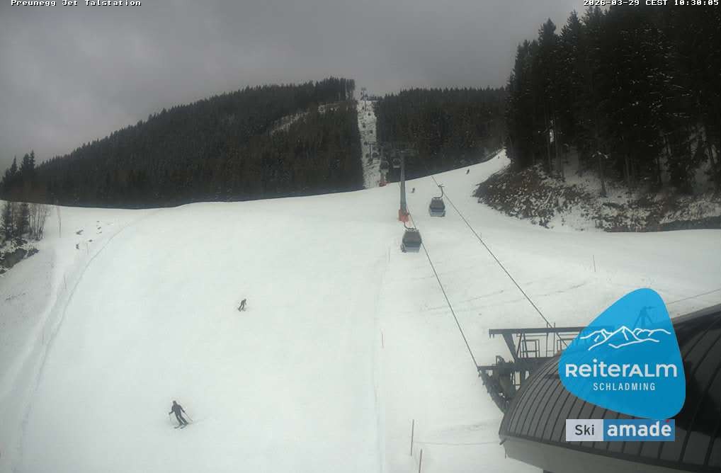 Archiv Foto Webcam Reiteralm - Talstation Preunegg