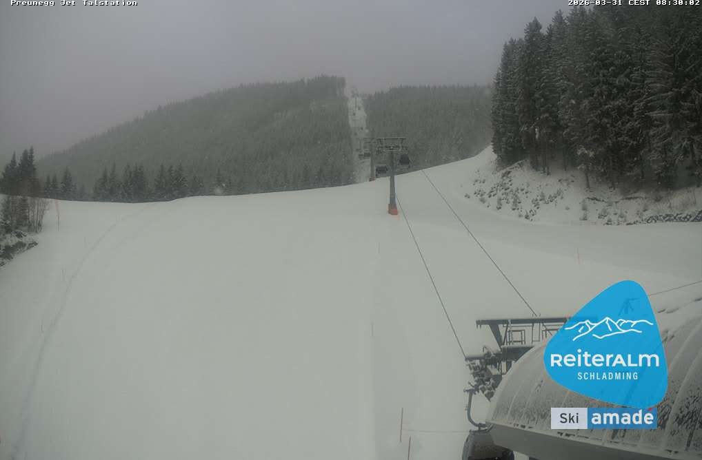 Archiv Foto Webcam Reiteralm - Talstation Preunegg