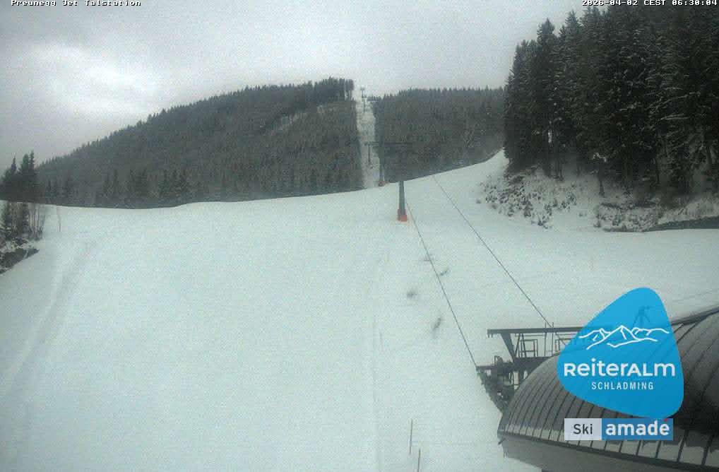Archiv Foto Webcam Reiteralm - Talstation Preunegg