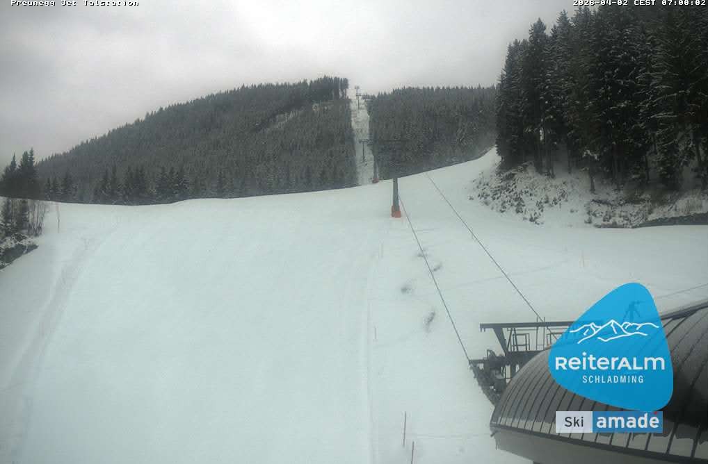Archiv Foto Webcam Reiteralm - Talstation Preunegg