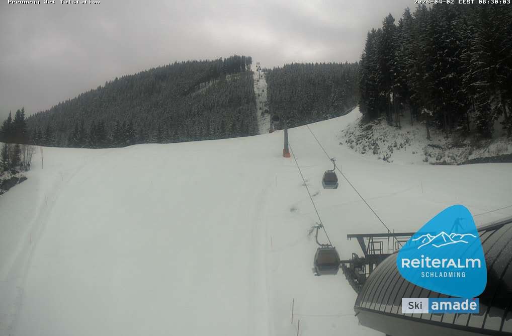 Archiv Foto Webcam Reiteralm - Talstation Preunegg