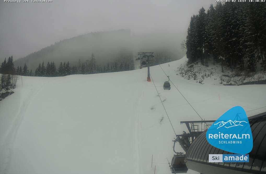 Archiv Foto Webcam Reiteralm - Talstation Preunegg