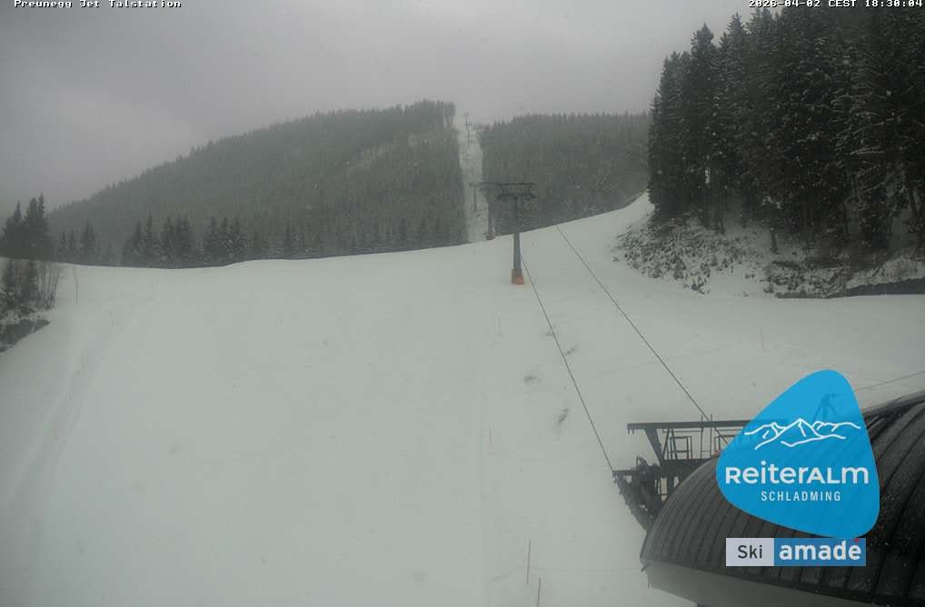 Archiv Foto Webcam Reiteralm - Talstation Preunegg