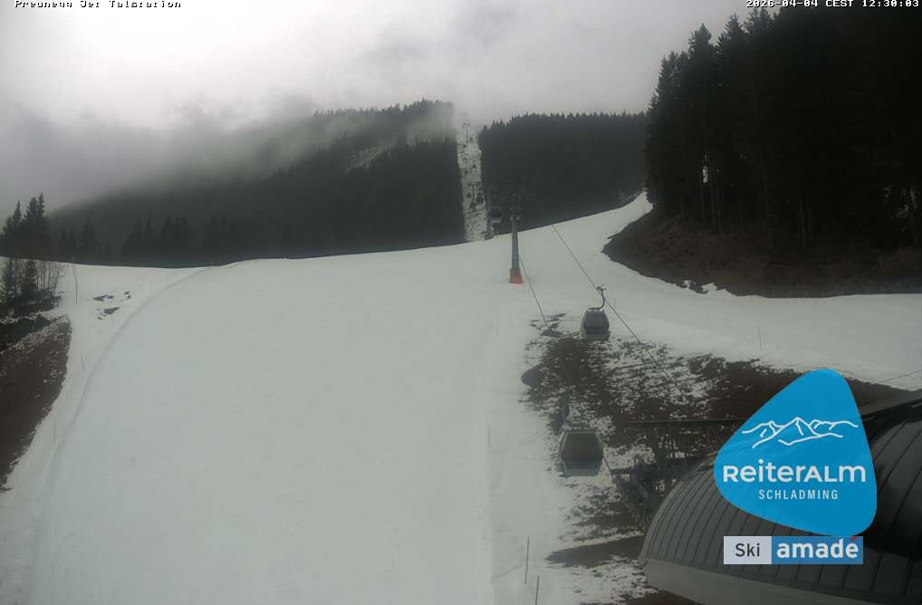 Archived image Webcam Reiteralm: Preunegg Jet Base Station