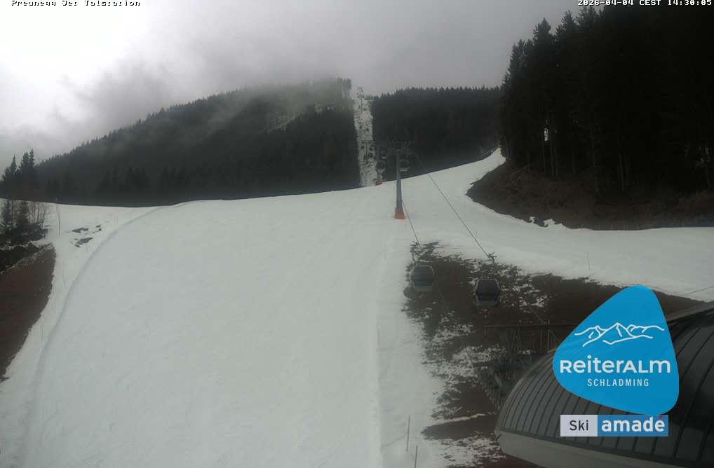 Archived image Webcam Reiteralm: Preunegg Jet Base Station