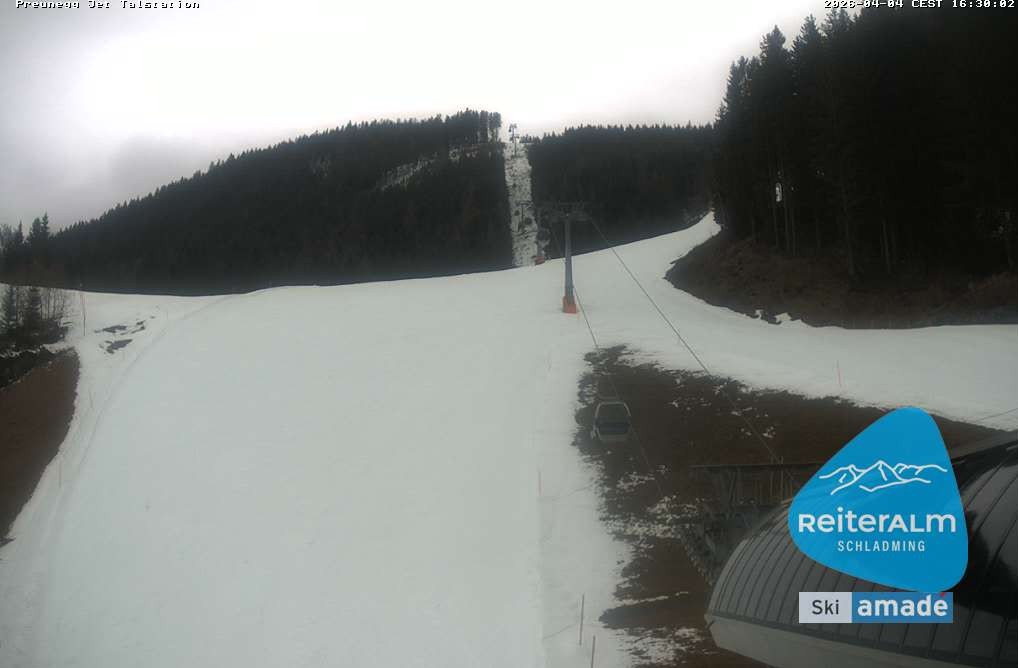 Archived image Webcam Reiteralm: Preunegg Jet Base Station