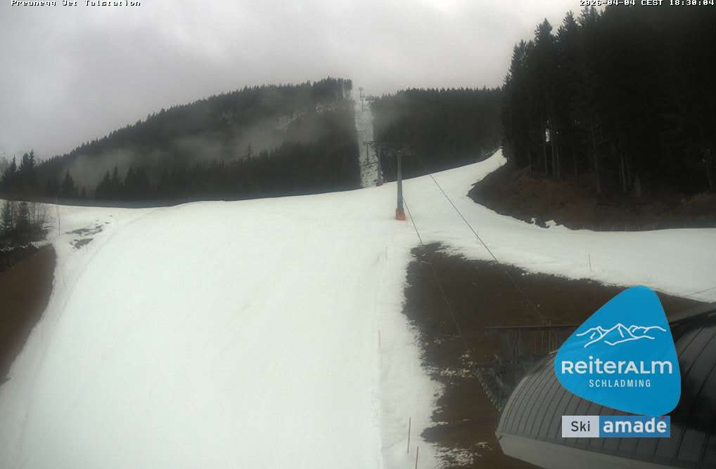 Archived image Webcam Reiteralm: Preunegg Jet Base Station