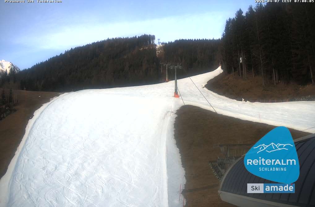 Archiv Foto Webcam Reiteralm - Talstation Preunegg