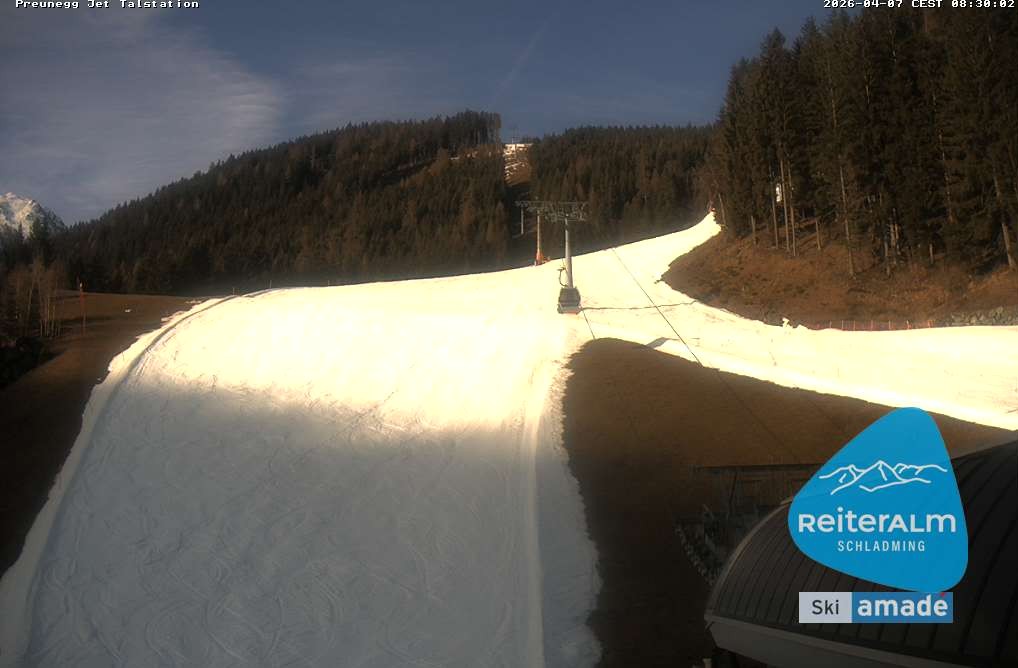 Archiv Foto Webcam Reiteralm - Talstation Preunegg