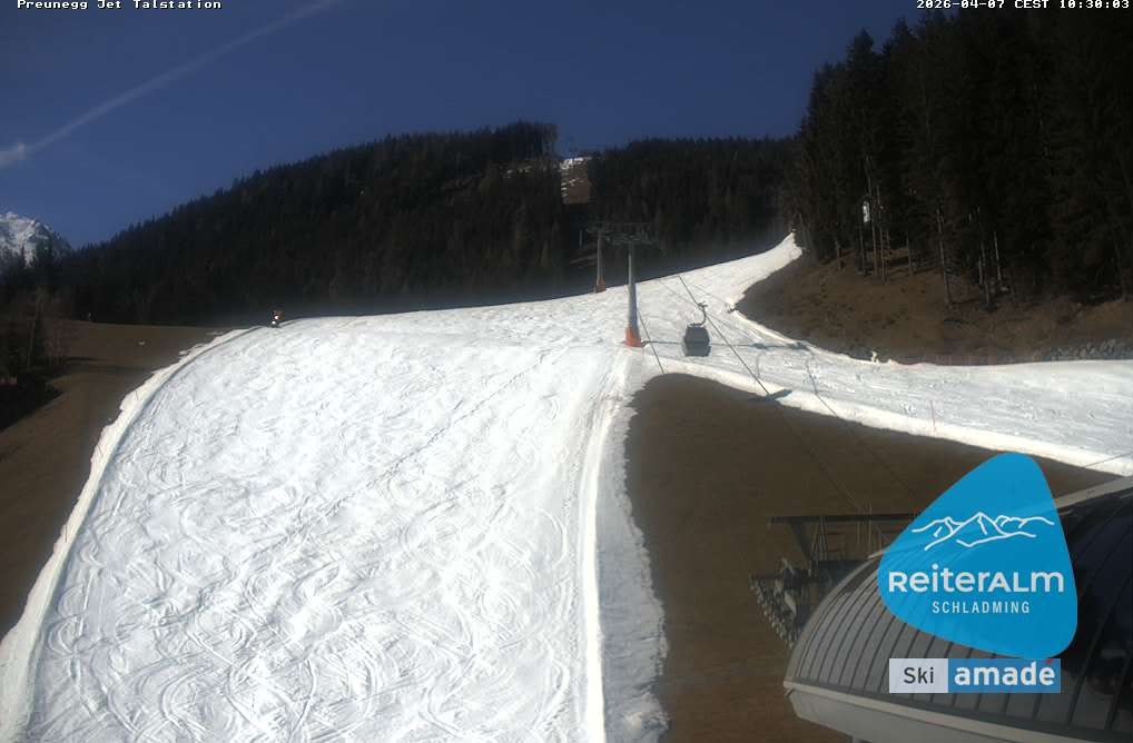 Archiv Foto Webcam Reiteralm - Talstation Preunegg