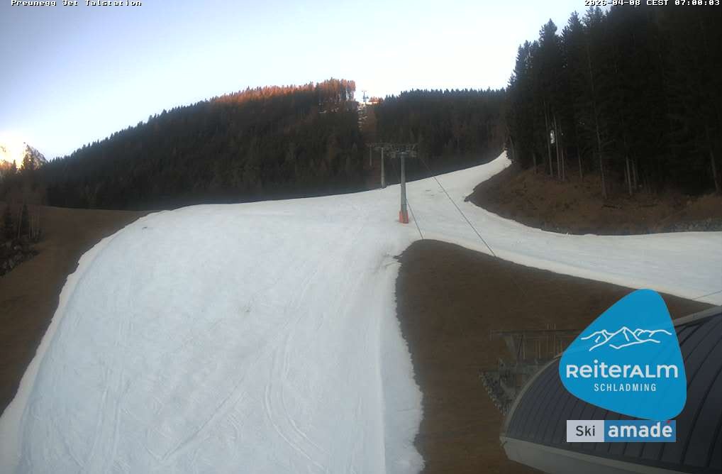 Archiv Foto Webcam Reiteralm - Talstation Preunegg