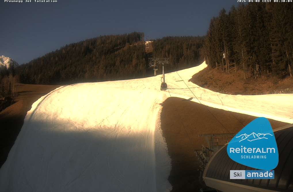 Archiv Foto Webcam Reiteralm - Talstation Preunegg