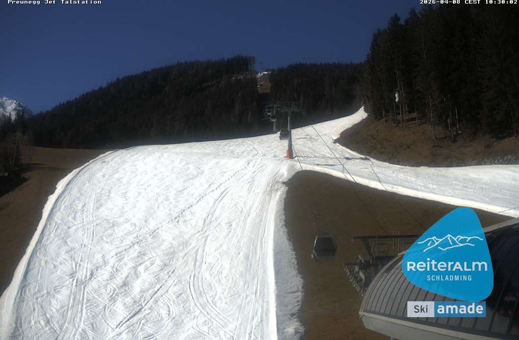 Archiv Foto Webcam Reiteralm - Talstation Preunegg