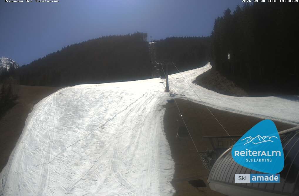 Archiv Foto Webcam Reiteralm - Talstation Preunegg