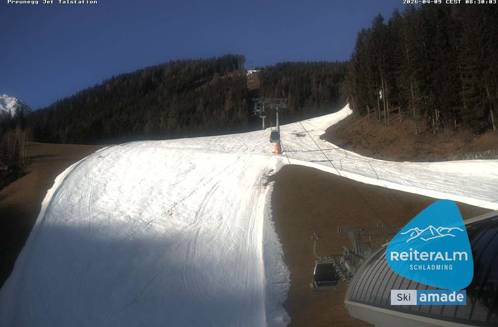 Archiv Foto Webcam Reiteralm - Talstation Preunegg
