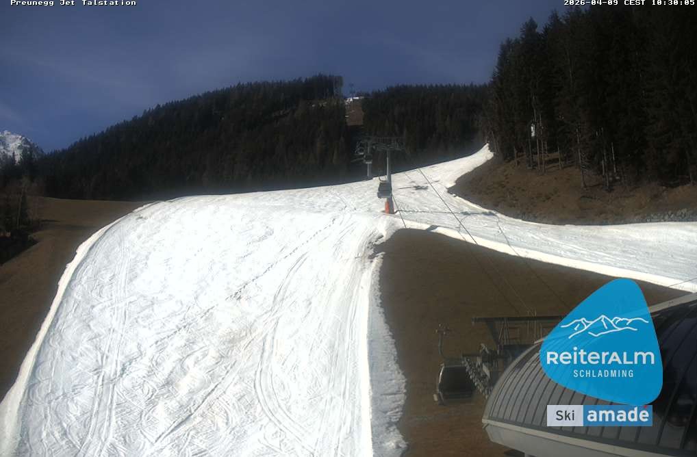 Archiv Foto Webcam Reiteralm - Talstation Preunegg