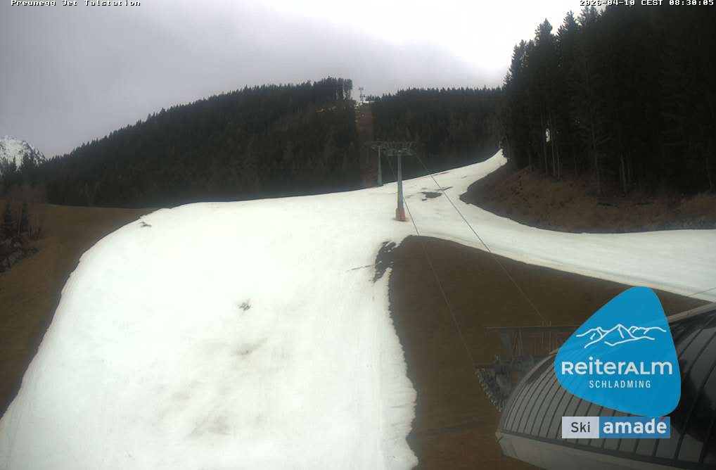 Archived image Webcam Reiteralm: Preunegg Jet Base Station