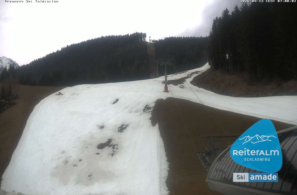 Archived image Webcam Reiteralm: Preunegg Jet Base Station