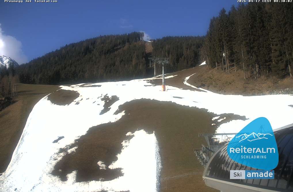 Archiv Foto Webcam Reiteralm - Talstation Preunegg