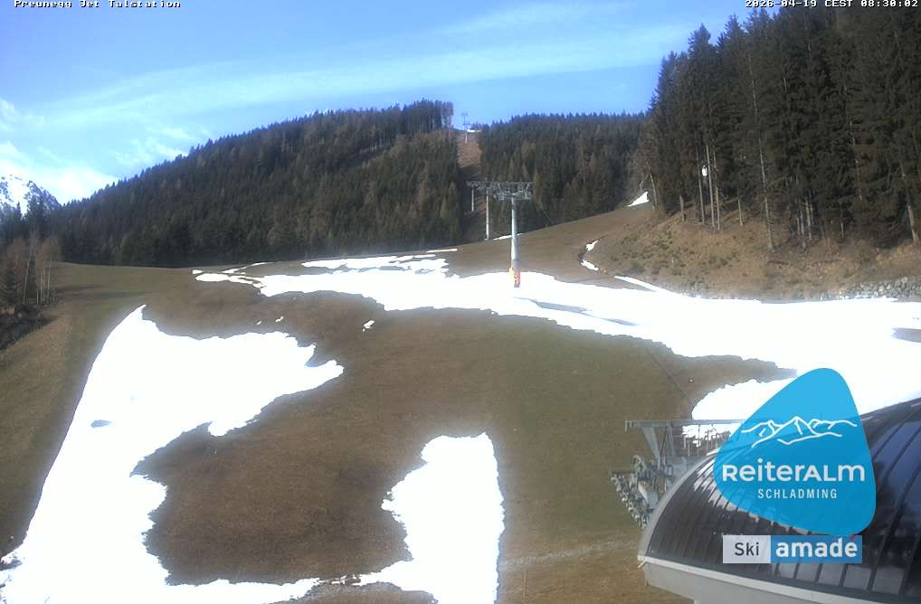 Archiv Foto Webcam Reiteralm - Talstation Preunegg