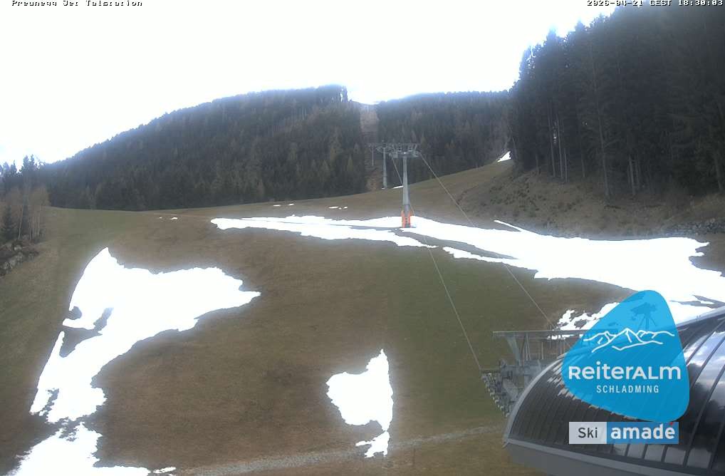 Archived image Webcam Reiteralm: Preunegg Jet Base Station