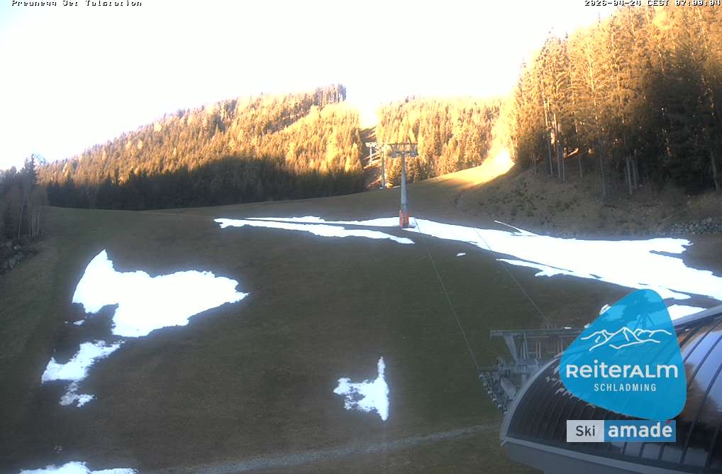 Archiv Foto Webcam Reiteralm - Talstation Preunegg