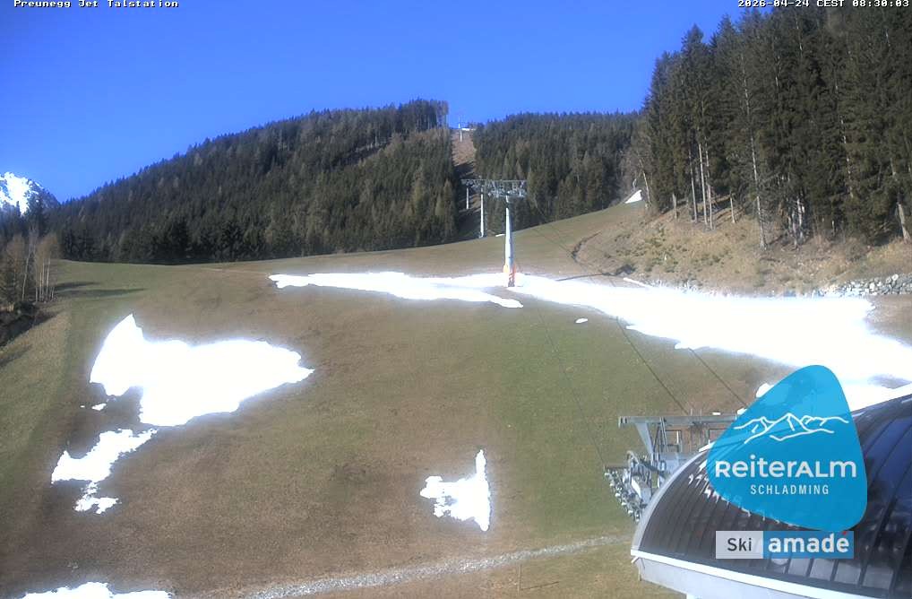 Archiv Foto Webcam Reiteralm - Talstation Preunegg