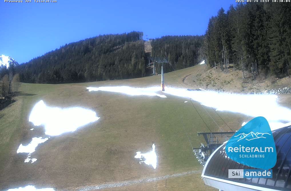 Archiv Foto Webcam Reiteralm - Talstation Preunegg