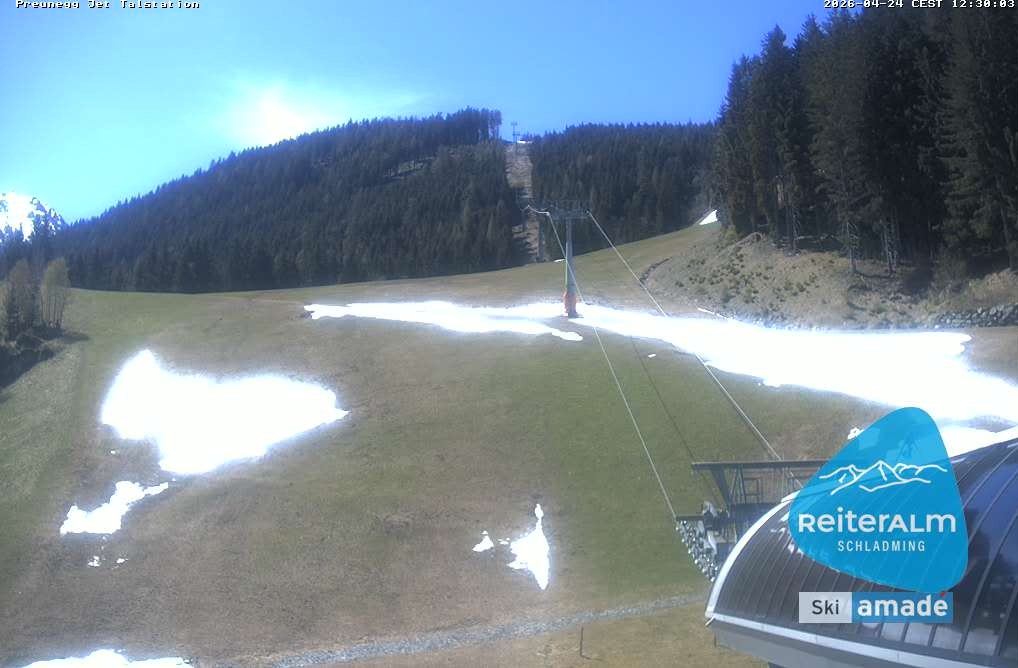 Archiv Foto Webcam Reiteralm - Talstation Preunegg