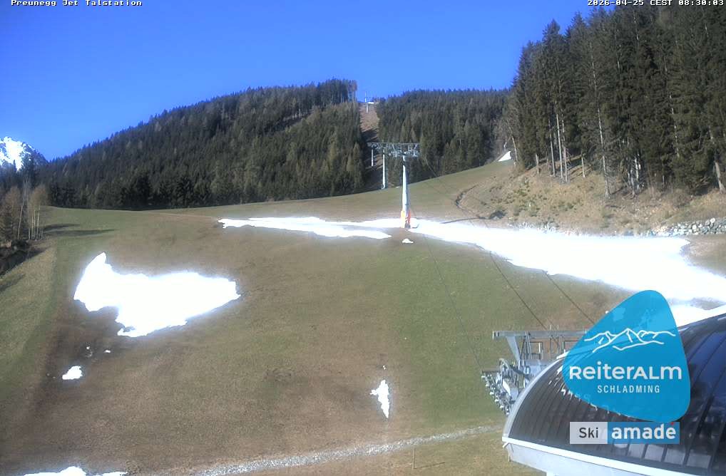 Archiv Foto Webcam Reiteralm - Talstation Preunegg