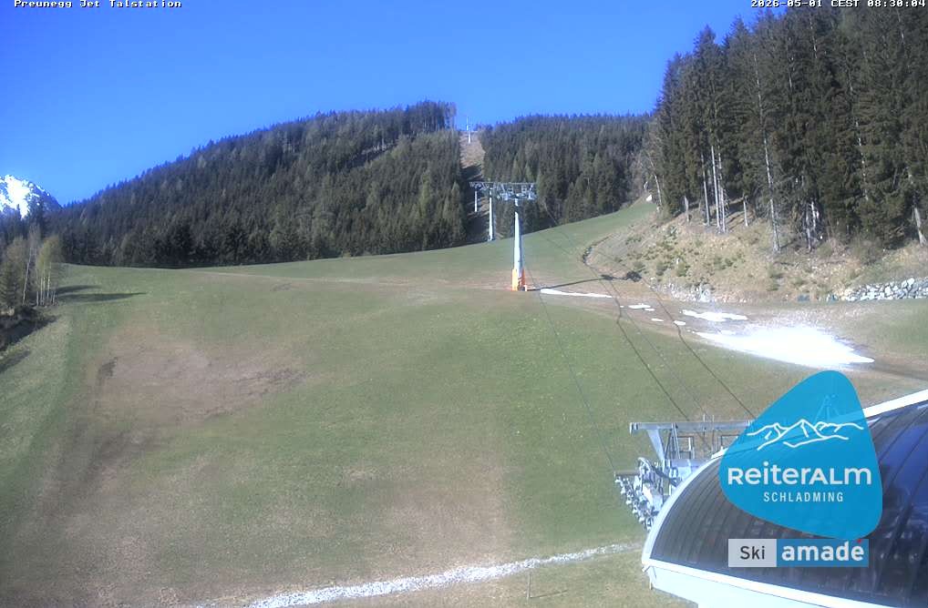 Archiv Foto Webcam Reiteralm - Talstation Preunegg