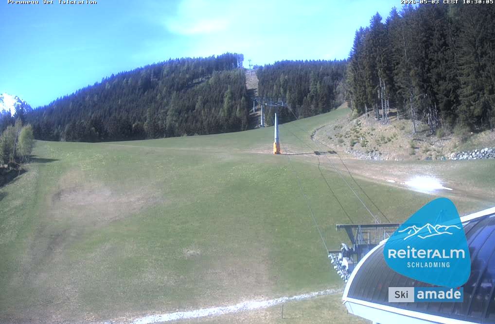 Archiv Foto Webcam Reiteralm - Talstation Preunegg
